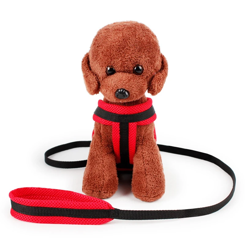 JCPAL Pet Dog Cat Harness Soft Breathable Air Nylon Mesh Puppy Red Orange Blue For Small Medium Large | Дом и сад
