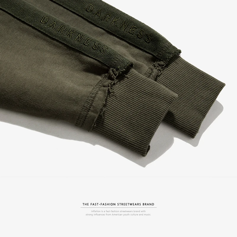 INFLATION 2017 New Autumn Men Hoodies Embroidered Hoodie Sweatshirts mens tops Hip Hop For tracksuits men 186W17 | Мужская одежда