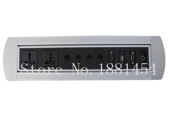 2019 мебель ручная настольная розетка с RJ45/VGA/HDMI/Аудио/данных США/Универсальная