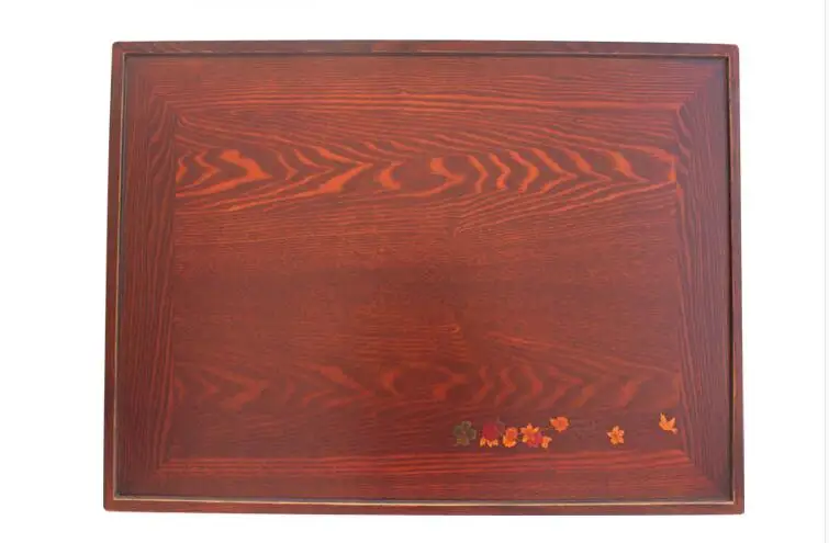 Small Rectangle Korean Folding Leg Table - Traditional Style Asian Antique Furniture for Low Dining in Living Rooms or Tea Rooms image 3