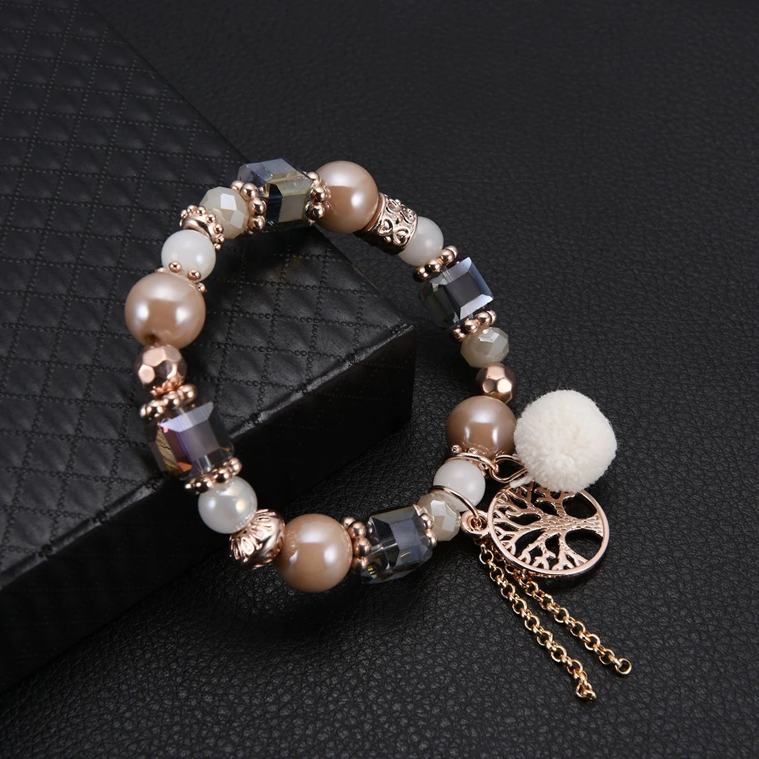 2018 модные браслеты и с кристаллами бусинами богемные кисточками для женщин