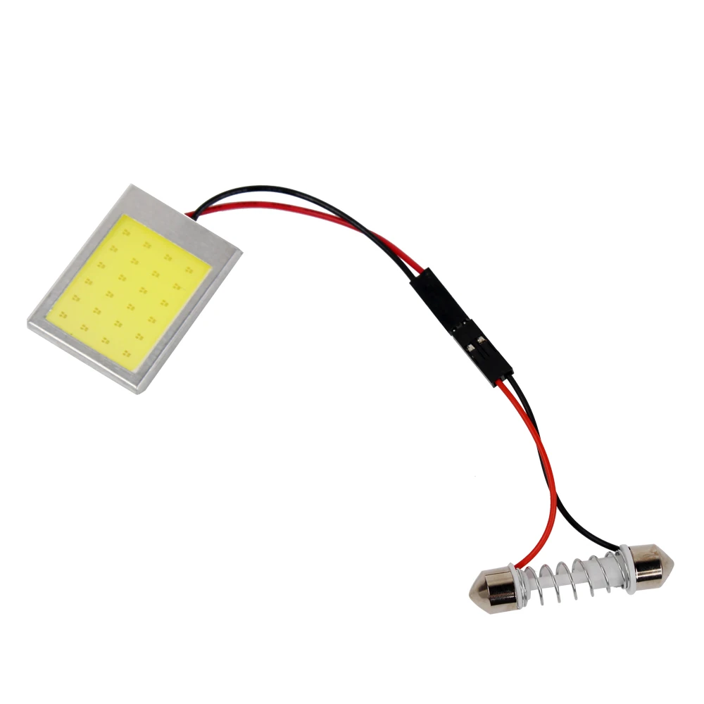 LEEPEE светодиодный купольный свет для автомобиля COB интерьерные лампы чтения T10 24SMD