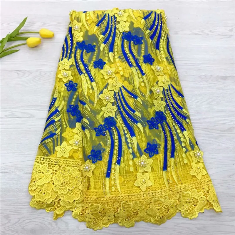 

Latest White Nigerian Laces Fabrics With Stones High Quality Tulle African Laces Fabric Wedding African French Tulle Lace H1197