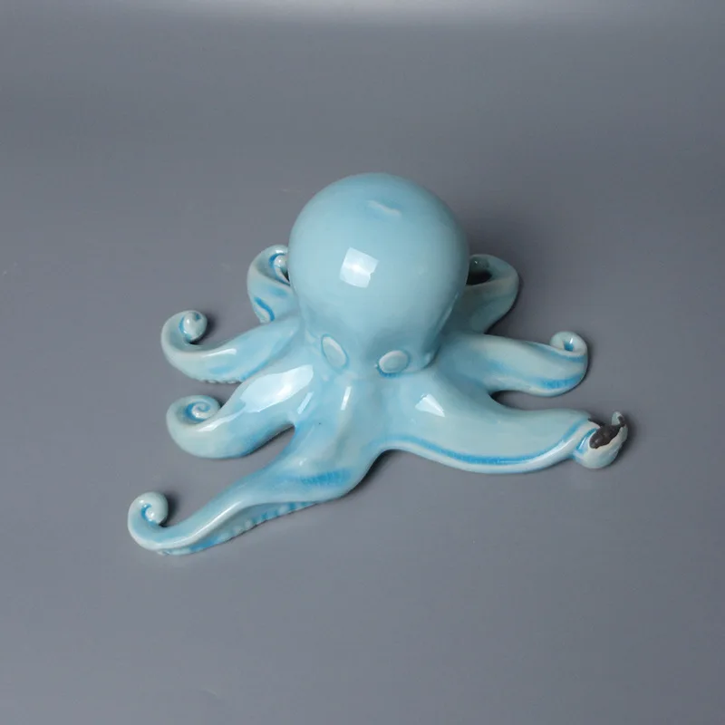 Морское животное осьминог морская лошадь Акула Кит настенная наклейка ваза
