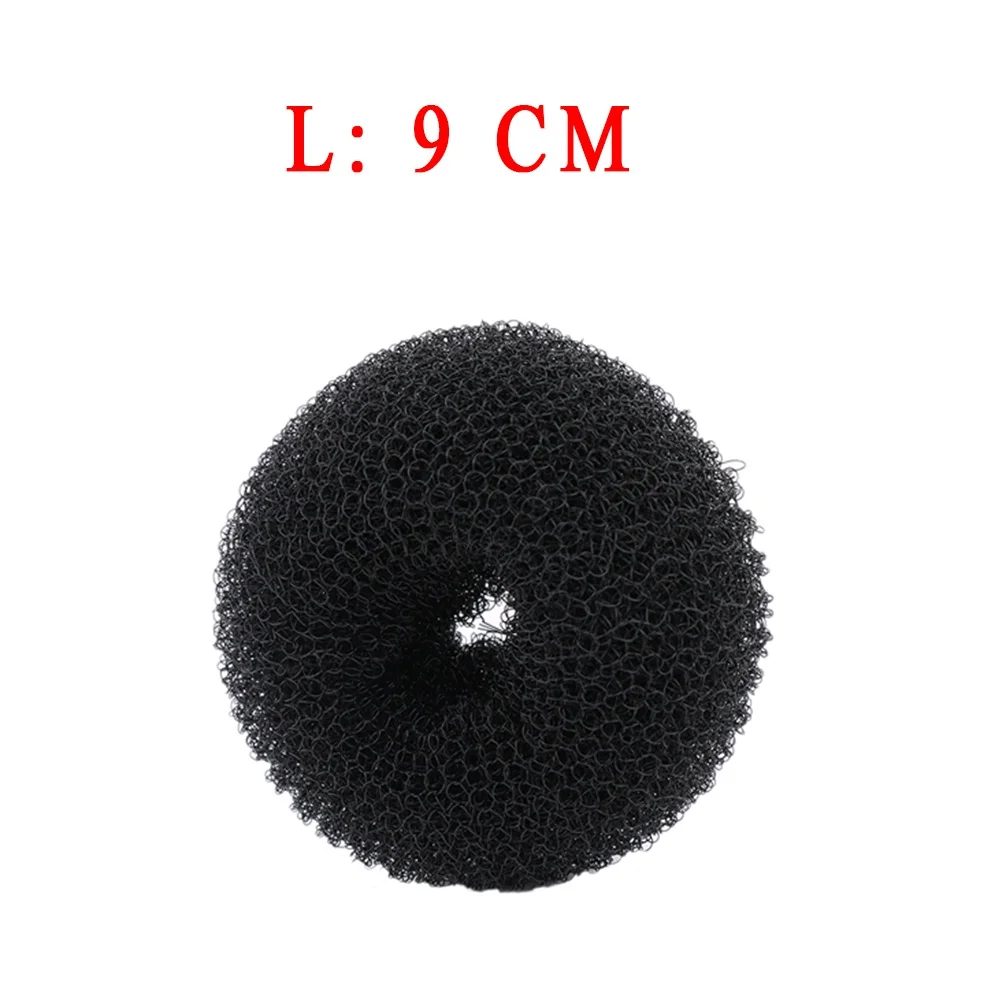 9cm Coffee 1 шт., элегантное модное женское волшебное шейпер, Пончик, булочка, кольцо для волос, бигуди, аксессуары для красоты, инструменты для укладки - Цвет: 9cm Coffee