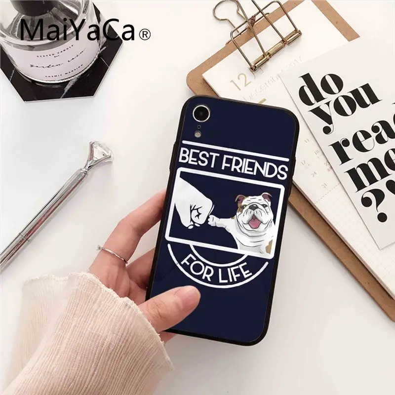 Maiyaca Французский бульдог Собака клиент высокое качество чехол для телефона iPhone 8 7