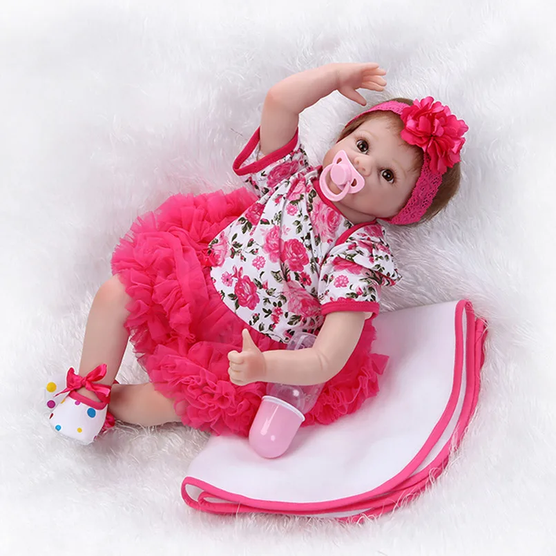 Реалистичная силиконовая кукла Reborn для детей подарок на день рождения Кукла с