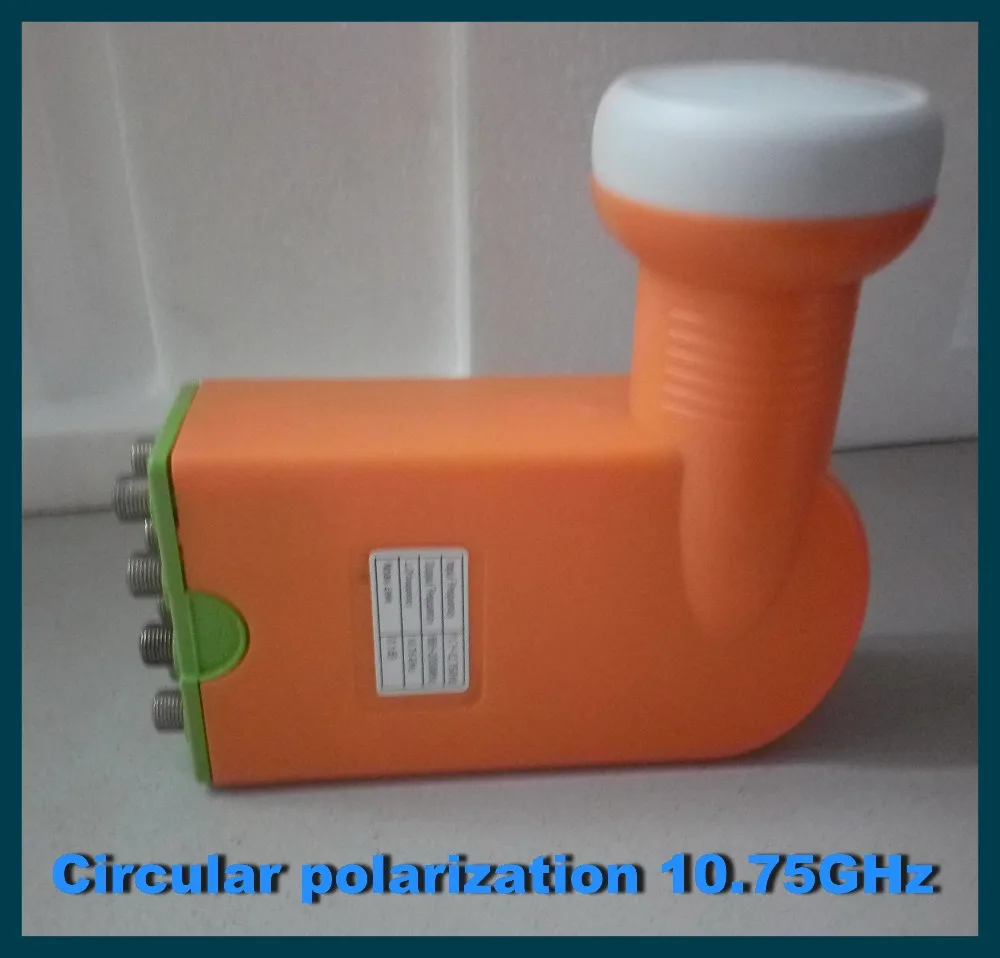Круговая поляризация Octo LNB 10,75 ГГц лучший цифровой сигнал HD ku-диапазон с высоким коэффициентом усиления низкий уровень шума спутниковый LNB