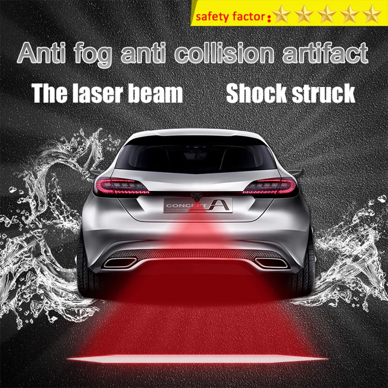 

SUNKIA Anti-Fog Light Car Laser Fog Lamp Auto Rearing Warming Light Car Styling For Volkswagen Mazda Mitsubishi Toyota