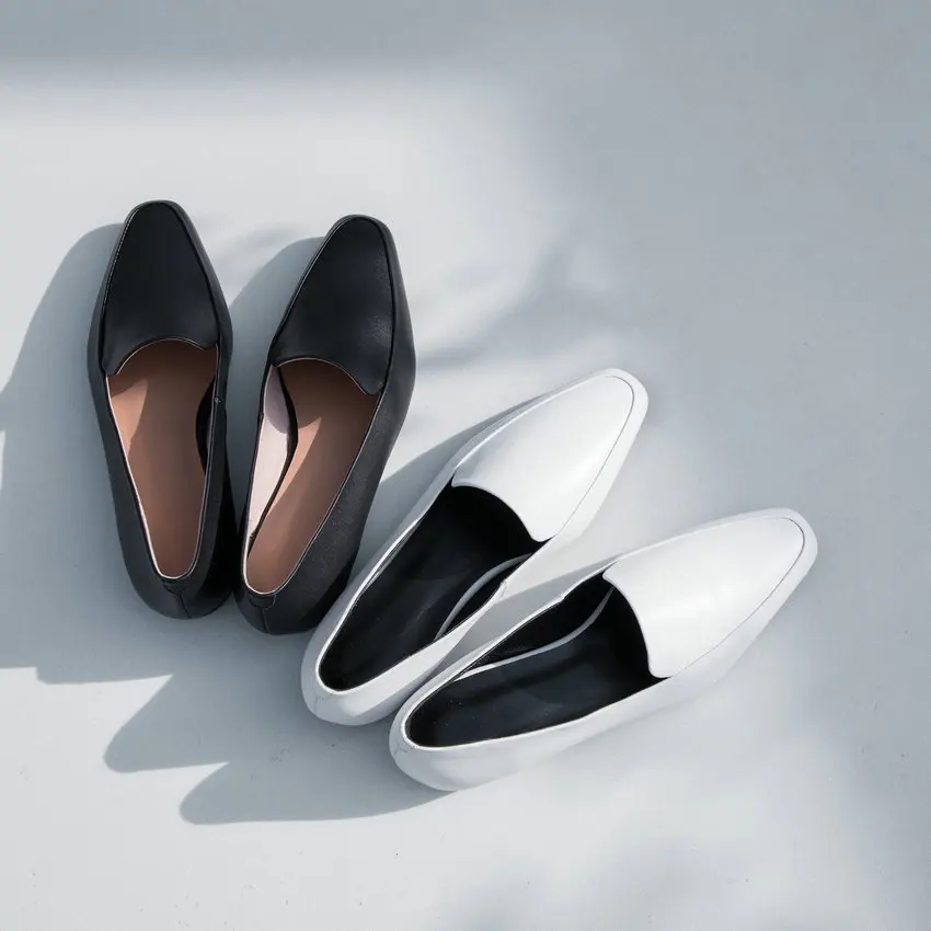 ESVEVA 2019 Women Pumps Fashion Slip on Shoes Square Heels Sandals Pointed Toe Size 34-39 | Обувь