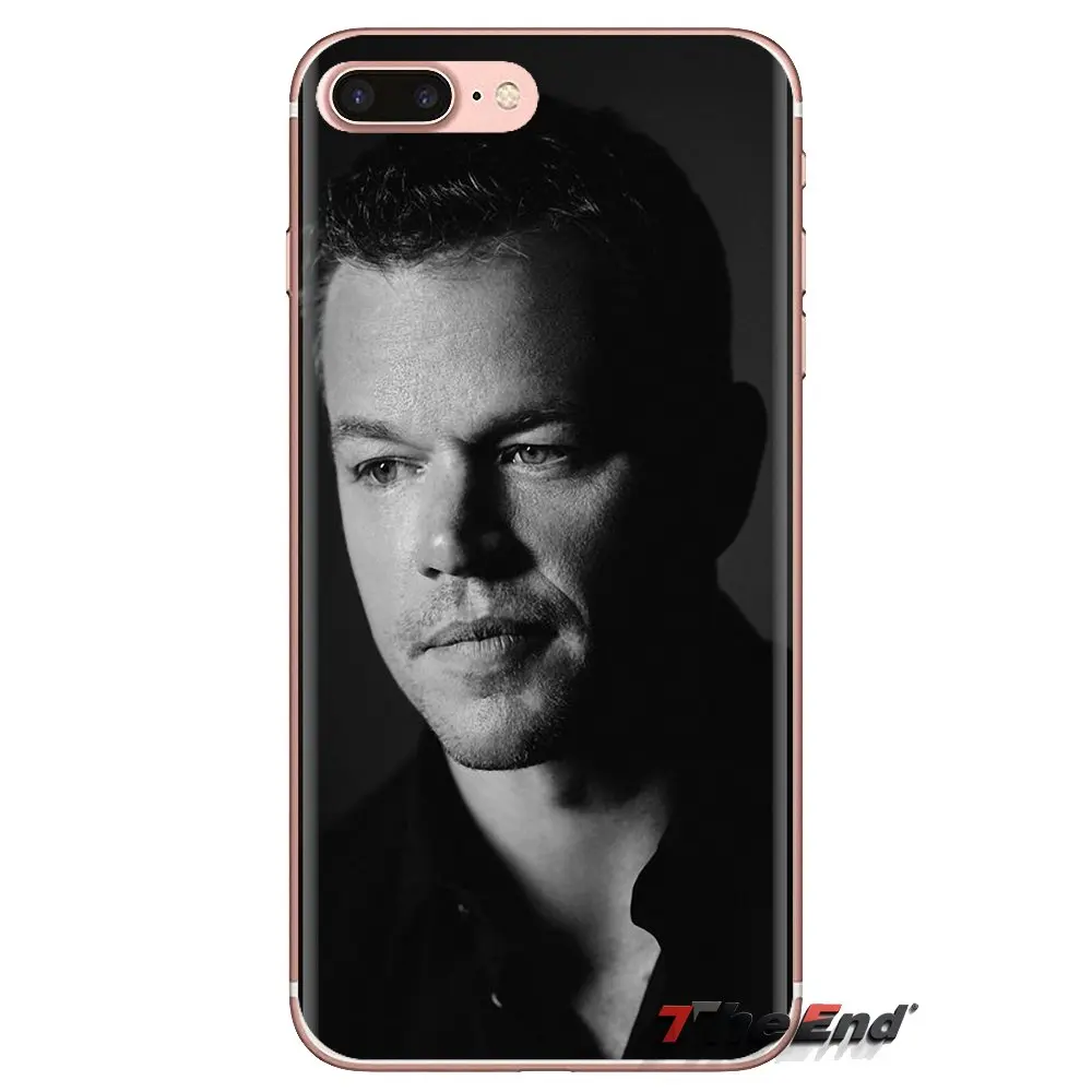 Transparent TPU Housing Matt Damon USA voice actor For Huawei Nova 2 3 2i 3i Y6 Y7 Y9 Prime Pro GR3 GR5 2017 2018 2019 Y5II Y6II |