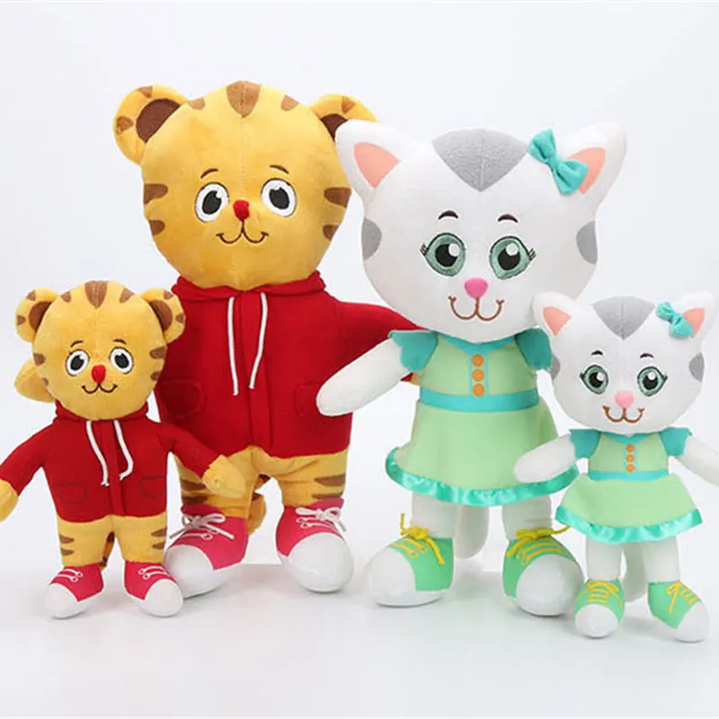 Хит плюшевая кукла с тигром из мультфильма Катерины коты Друзья мягкая игрушка