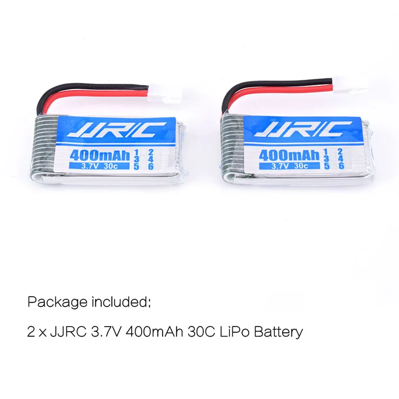 2 шт. JJRC JJR/C H31 3 7 в 400 мАч 30C перезаряжаемая сменная литий-полимерная батарея для