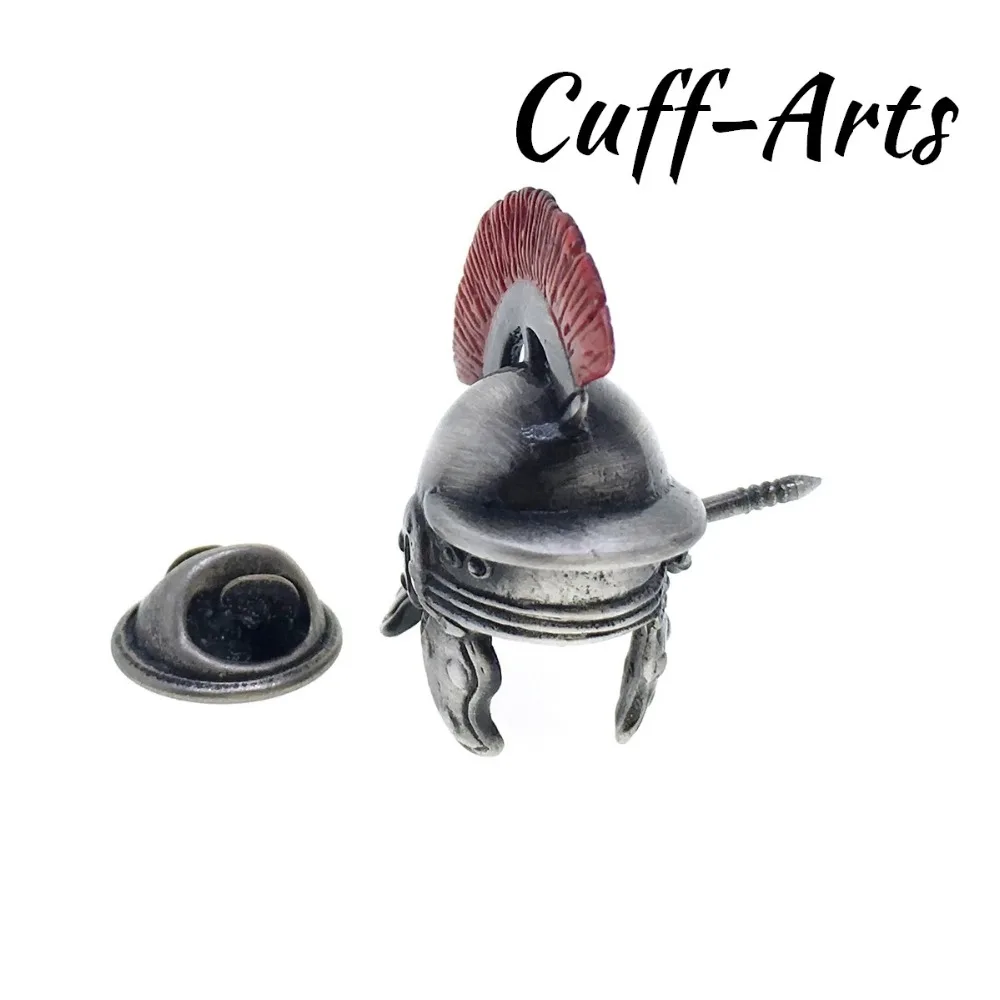 Значок для мужчин "Римский шлем" брошь гордости Hijab Pins Crystal Broche Pusheen by Cuffarts P10254.