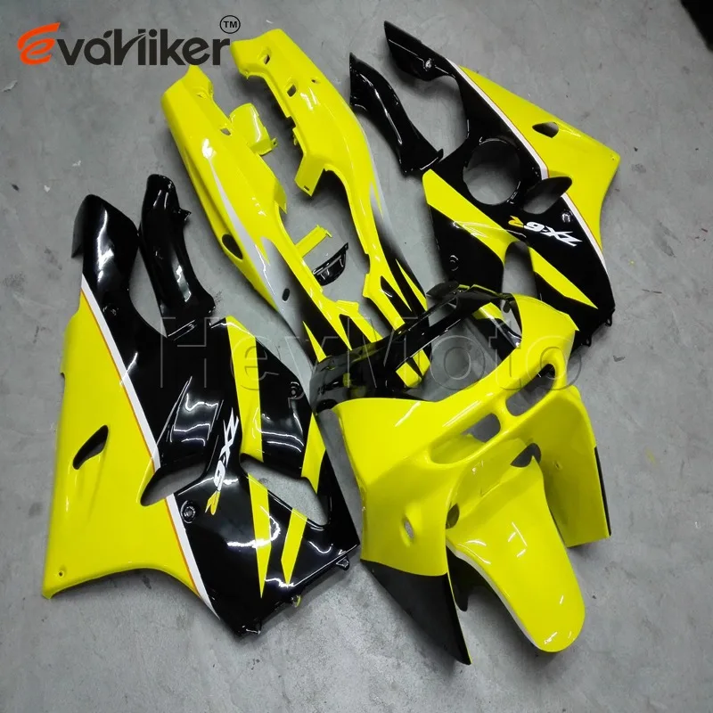 

ABS fairing for ZX6R 1994 1995 1996 1997 yellow ZX 6R 94 95 96 97 motorcycle bodywork kit