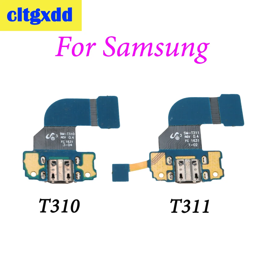 

cltgxdd USB Charging Jack Dock Replacement Part For Samsung SM-T310 SM-T311 USB Charge Port Connector Flex Cable