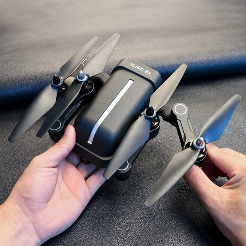 Складной Дрон с бесщеточным двигателем Wi Fi FPV HD камерой 1080P GPS|Радиоуправляемые