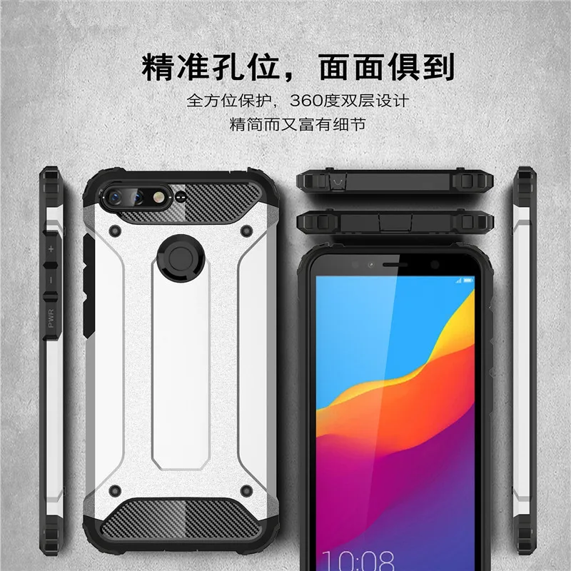 For Huawei Y6 Prime 2018 case cover funda New Luxury bumper protect Y 6 smartphone back coque |