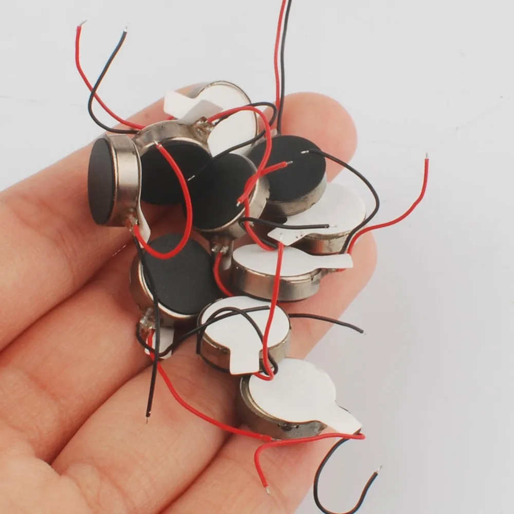 50 шт. 0.8 В-3 В DC монета Вибрация Двигатель 12*3.4 мм сильные вибрации DIY сотовом