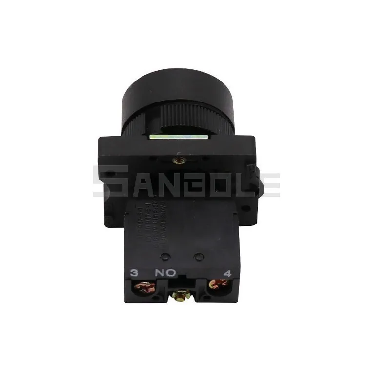 Без блокировки экономичный кнопочный переключатель с горизонтальной отметкой