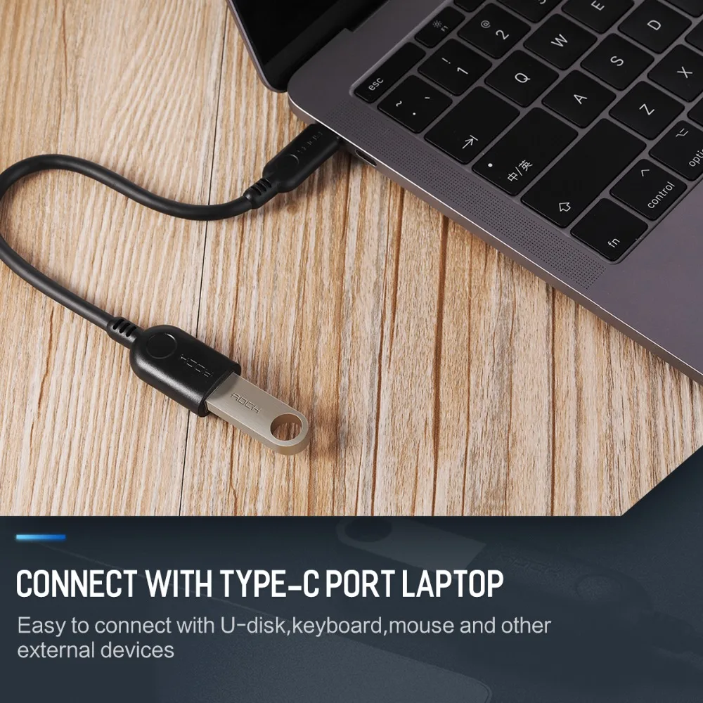 Адаптер ROCK Type C USB 3 0 для быстрой передачи 110 см|Переходники и адаптеры| |