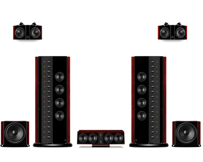 HIVI Лебеди 2.3B домашний кинотеатр Hi-end флагманская Система домашнего кинотеатра Передняя 2.3B 5,2 канальный центр 2.3C+ Задняя F5R+ Sub 15B