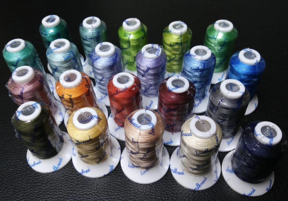 Высококачественная 21 популярная вышивальная машина похожих цветов Gunold резьба 500