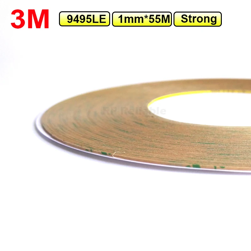 

(1.5mm*55M*0.17mm) High Strength 3M 9495LE 300LSE Clear Adhesive Tape for Phone Tablet GPS Touch Screen Windows Display Lens