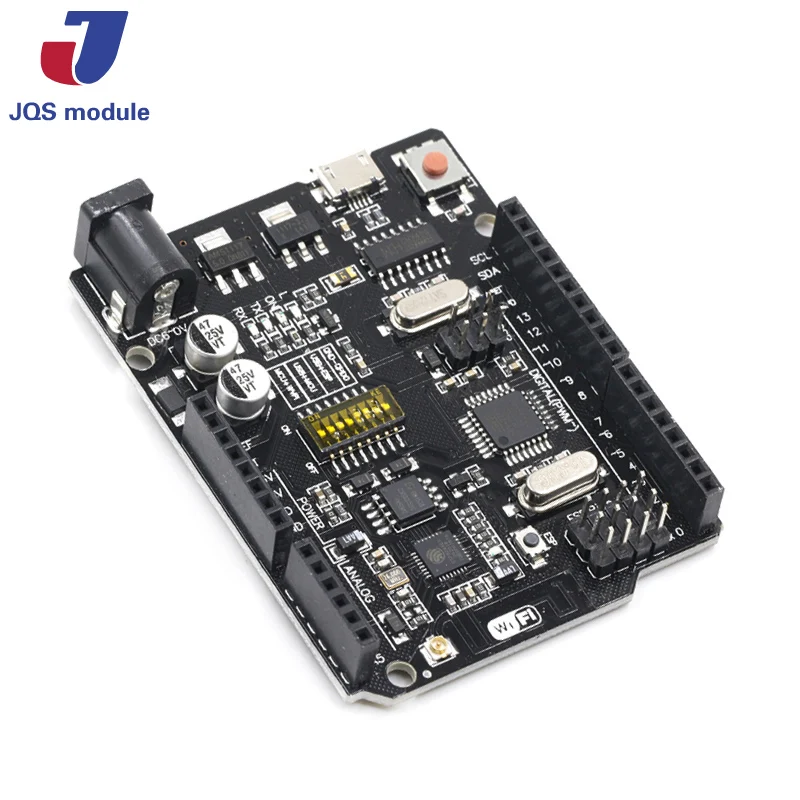 UNO + WiFi R3 ATmega328P ESP8266 (32 Мб памяти) USB-TTL CH340G. Совместимость для Arduino Uno NodeMCU WeMos |