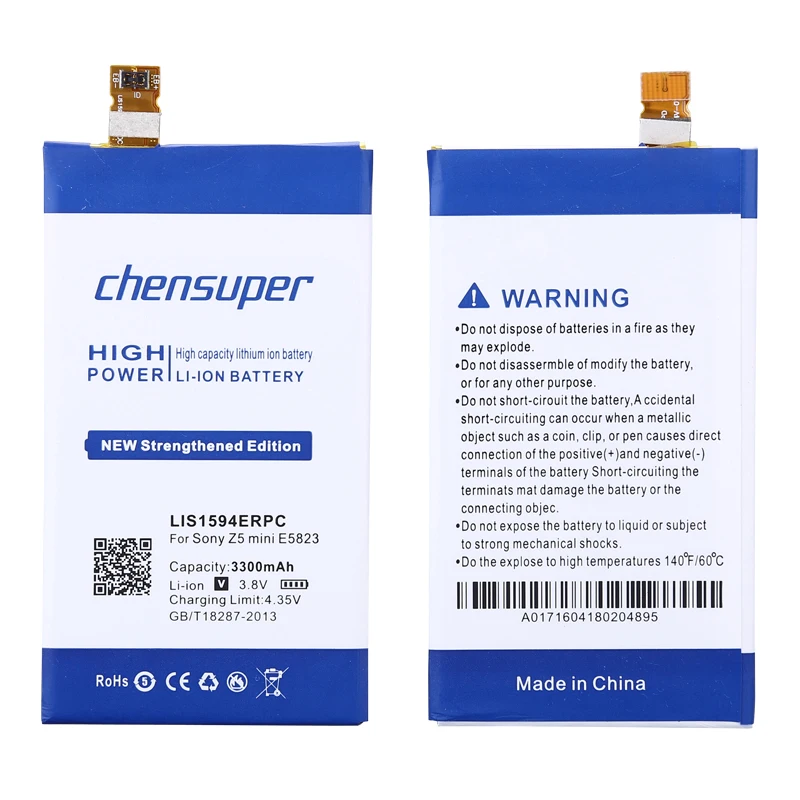 Chensuper 3300 мАч LIS1594ERPC батарея для Sony Xperia Z5 mini compact E5823 E5803 литий-ионный полимерный