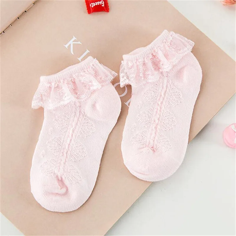 Детские носки кружевные для детей весенне летние тонкие хлопковые в сетку