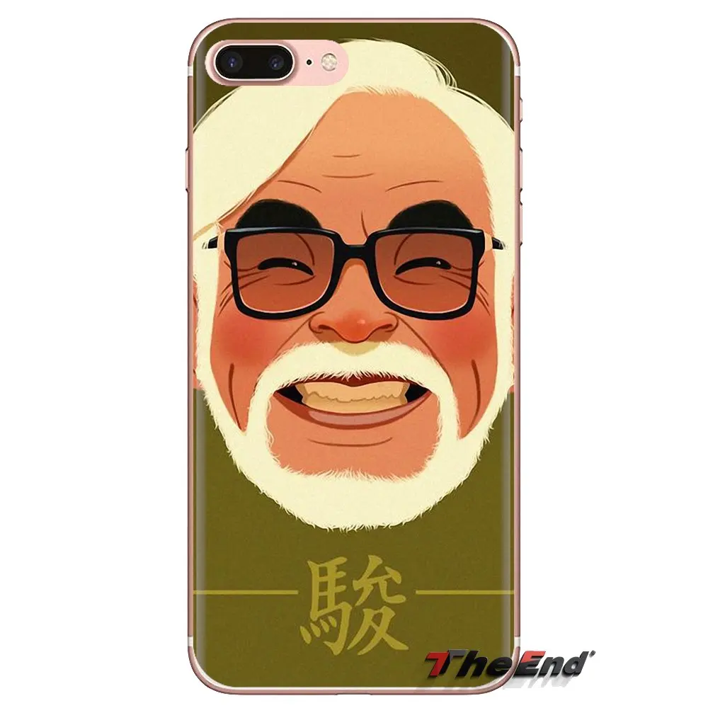 Прозрачный чехол из ТПУ для Samsung Galaxy S3 S4 S5 Mini S6 S7 Edge S8 S9 S10 Plus Note 3 4 5 8 9 Hayao Miyazaki Portrait
