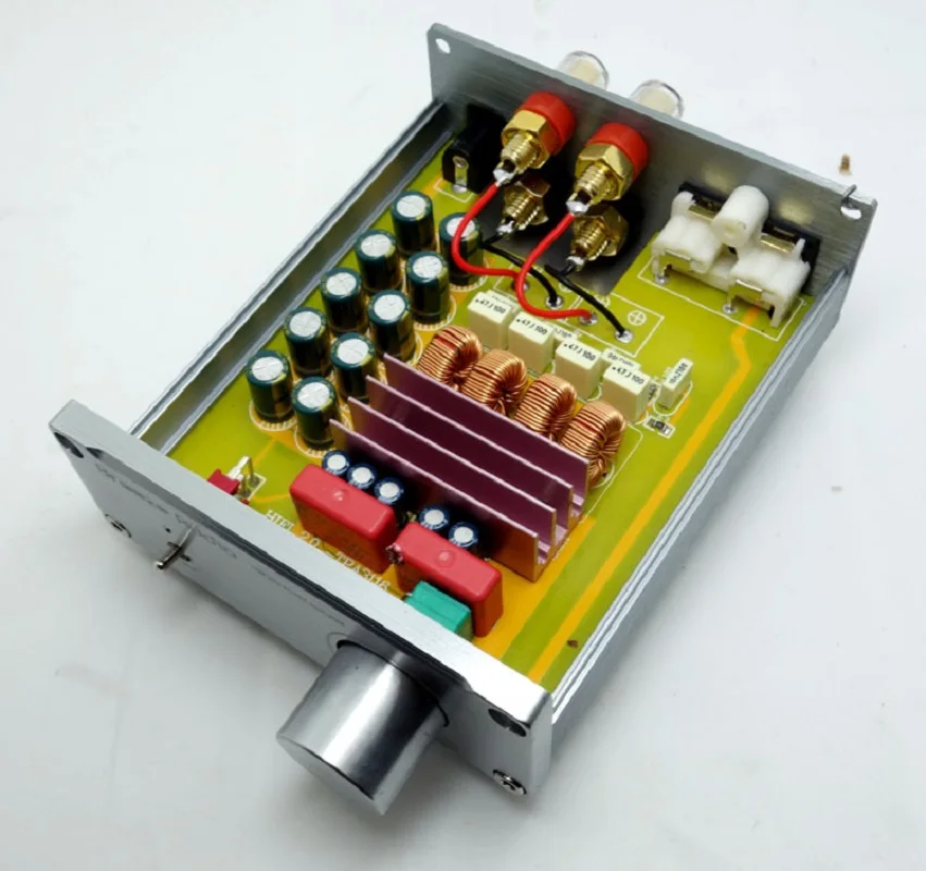 

Aluminium enclosure TPA3116 50WX2 HIFI 2.0 stereo output digital power amplifier