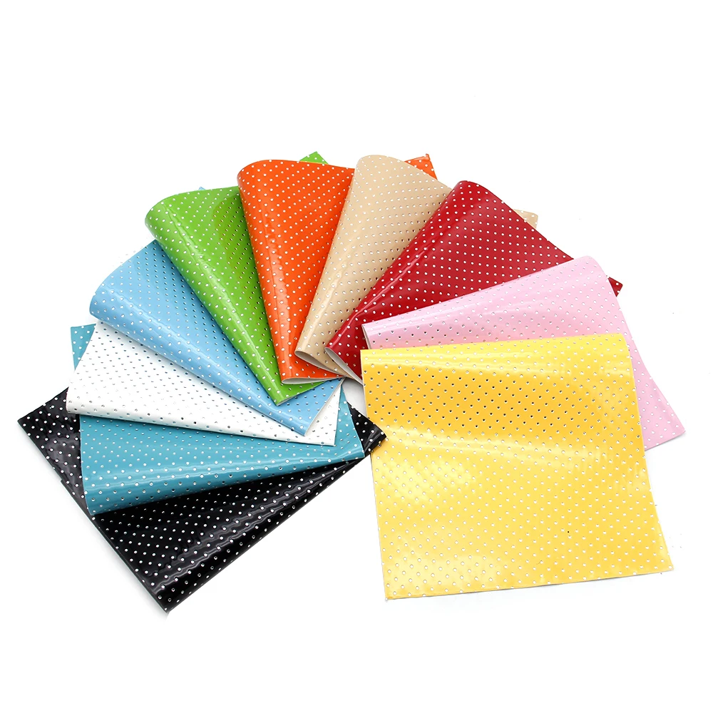 David accessories 20*34 см dot искусственной искусственная кожа бант для волос для художественного оформления ногтей, ручная работа ремесла 10 шт./компл., 1Yc6016