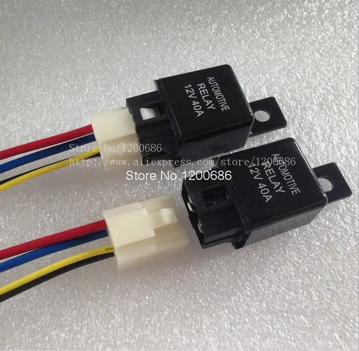 

12VDC Air Conditioner Relay 40A and 10cm wire socket