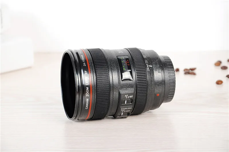 400 мл новая кофейная кружка в виде объектива, эмуляционная камера, кружка для пива, кружка для вина с крышкой, черная пластиковая чашка и кружки с логотипом Caniam, кружка для кафе-09