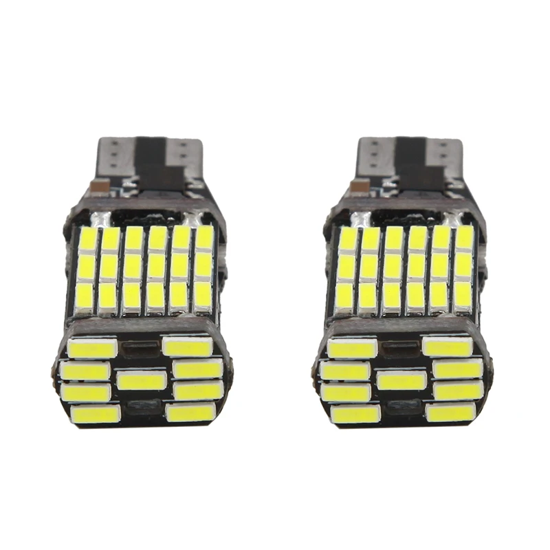 2 шт. Автомобильные светодиодные лампы T15 W16W 45 SMD 4014 DC12 в|lamp white|lamp lamplamp led |