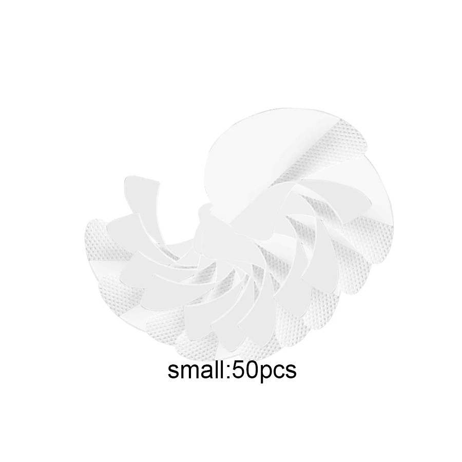 small 50pcs 100 шт./упак. Профессиональные Тени для век щит для макияжа глаз кругов под глазами патчи глаз, Макияж для губ, Применение инструмент - Цвет: small 50pcs
