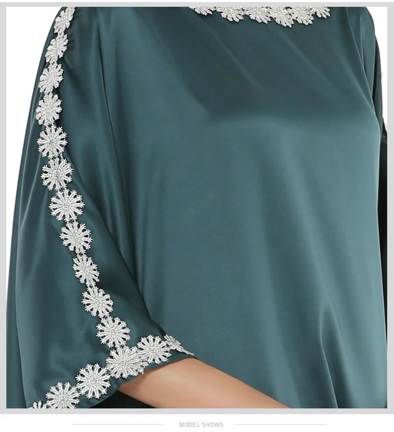 Плюс большие размеры 2018 шелк ткань для взрослых мусульманских ближневосточный