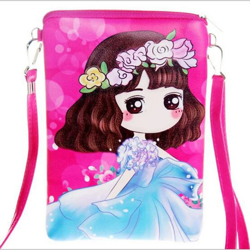 2018 новые детские сумки на двойной молнии с мультипликационным принтом модные