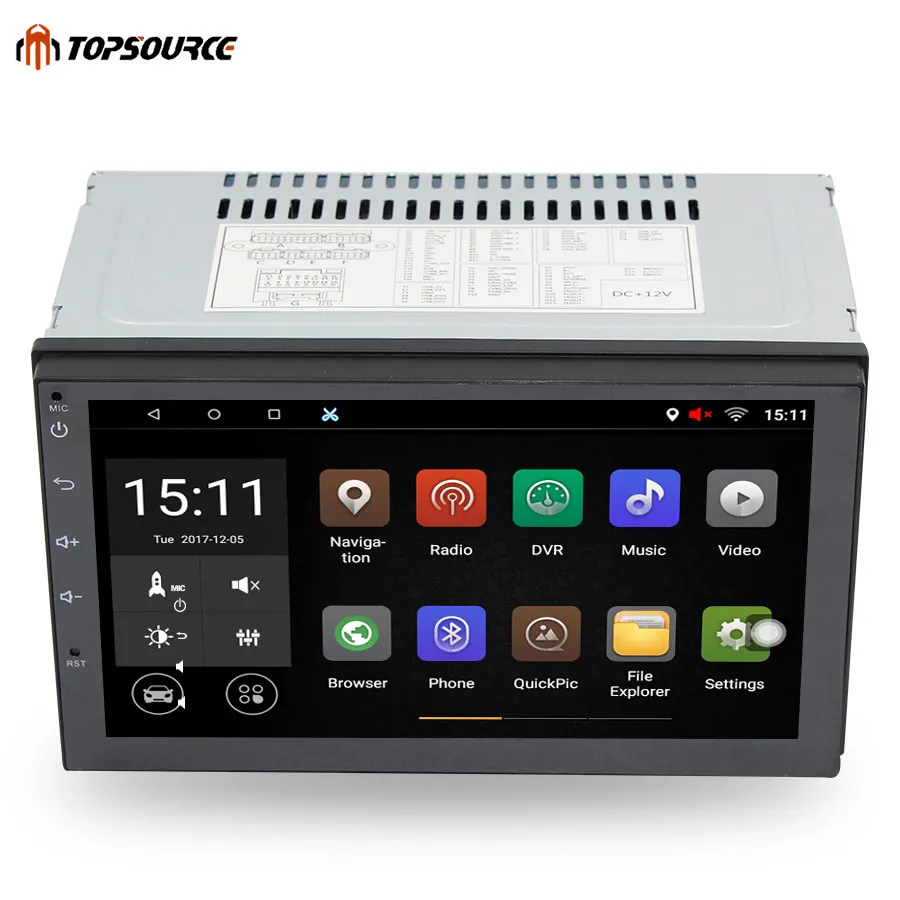 TOPSOURCE 7003 2 Din 7 ''автомобильный Радио плеер Android 1G/16G GPS навигация Bluetooth
