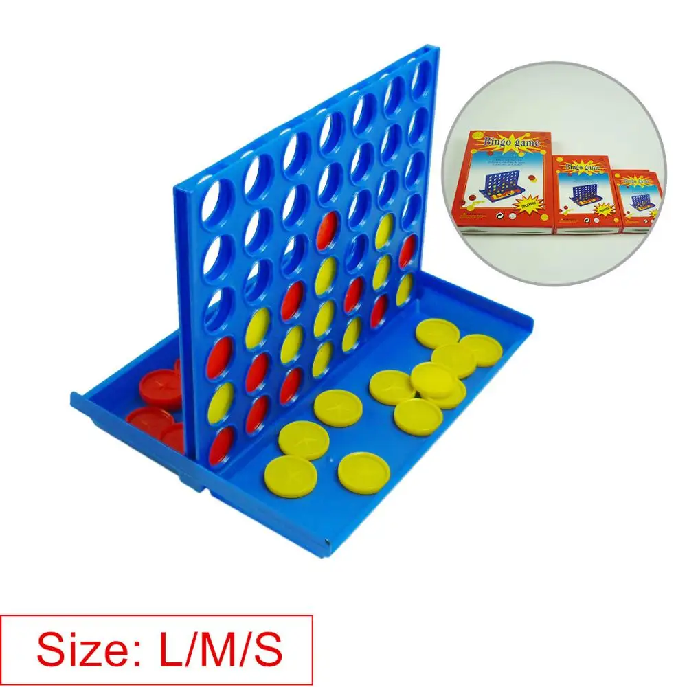 Карманная игра S/M/L подключить 4 в ряд настольная для бинго детей и взрослых