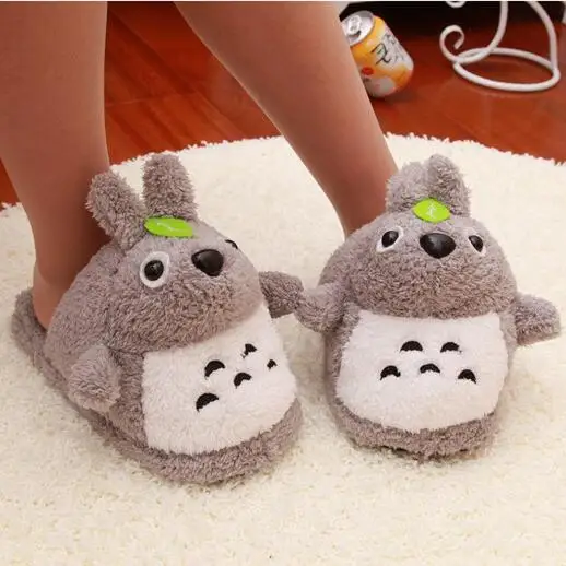 Cute totoro Kawaii Home Soft Warm Mood Star Plush Slippers Cartoon plush Shoes Toys | Игрушки и хобби