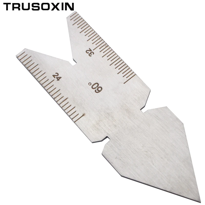 

Welding Tools Welding Rule Rib Gauge 60 Angle Welding gauge Center Gauge CENTER Gauge Whit Worth 60 Degree Metric Screw Thread