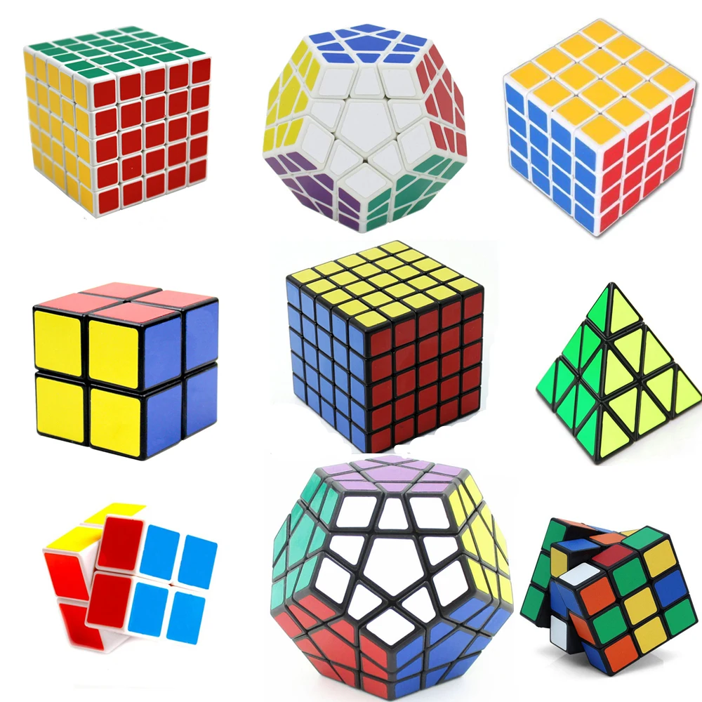 Новый Megaminx Magic Cube квадрат головоломки Скорость Стикеры кубики развивающие снятие