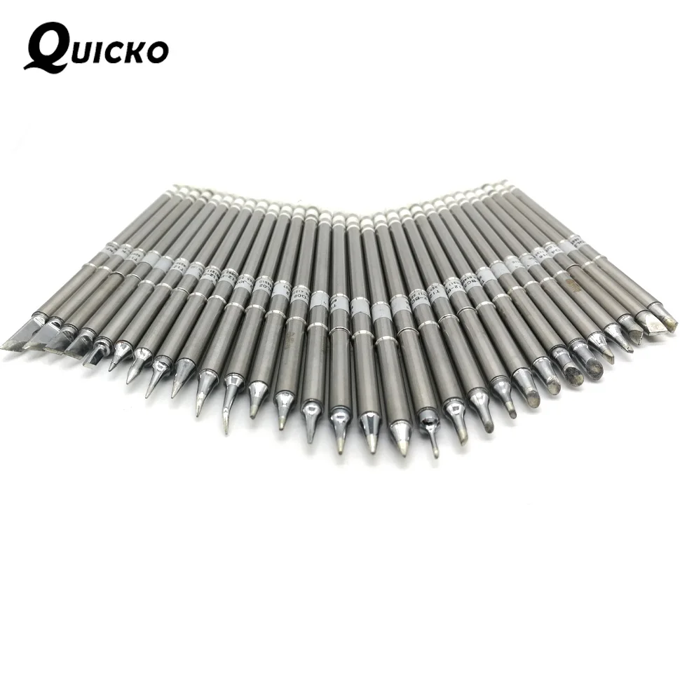 Наконечники для паяльника T12 20 ~ 100 шт. QUICKO OLED контроллера Φ 952 950D сварочная станция