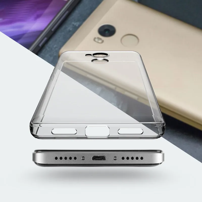 WeeYRN прозрачный Мягкая Глянцевая чехол для телефона чехлы на Xiaomi Redmi 4 Pro(сяоми ксиоми Редми 4 про) корпус Ясно ультра тонкий силиконовый чехол ТПУ на Xiaomi Redmi 4