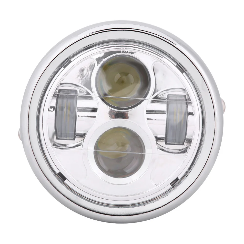 1 комплект 6 5 &quotмотоциклетные фары Motocicleta фар светодиодный налобный фонарь с