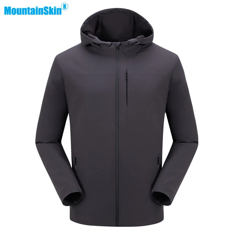 Mountainskin Мужская весенняя куртка софтшелл водонепроницаемые ветровки для походов
