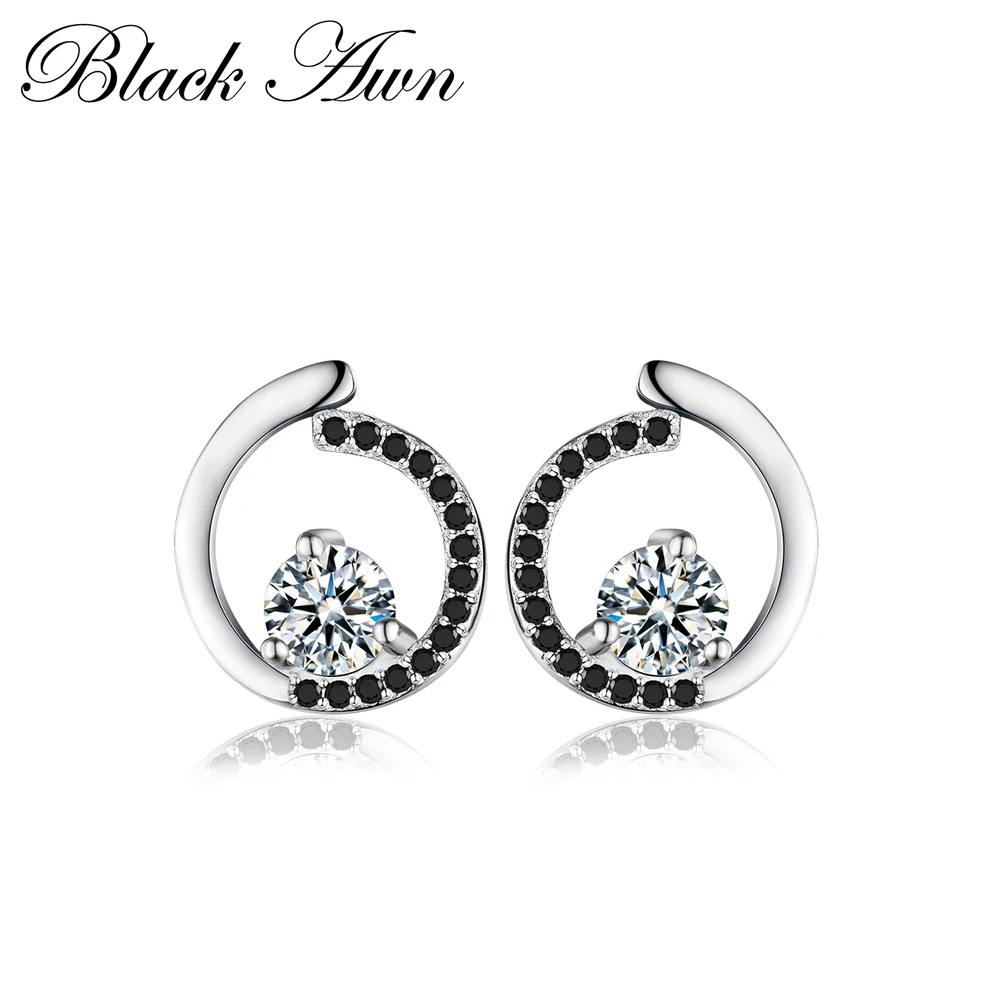 Женские серьги гвоздики из серебра 925 пробы|stud earrings|earrings forearrings for women |